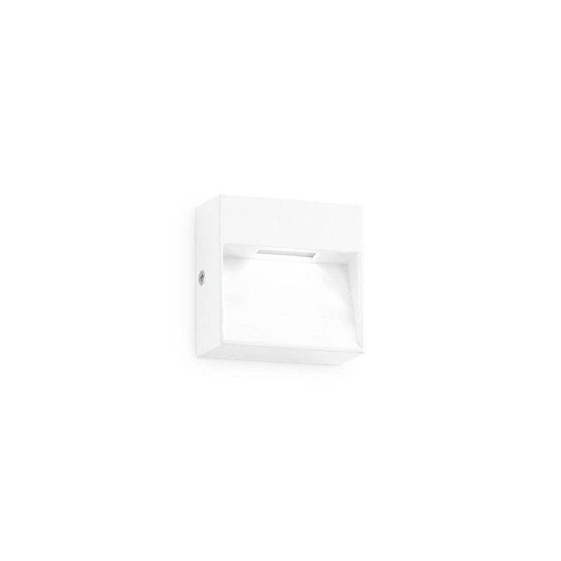 Applique extérieure Dedra blanche, L 10 cm