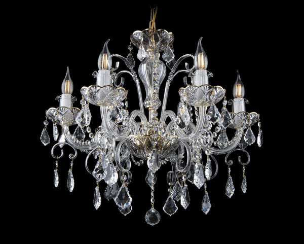 EL143604ZLPB Crystal Chandelier