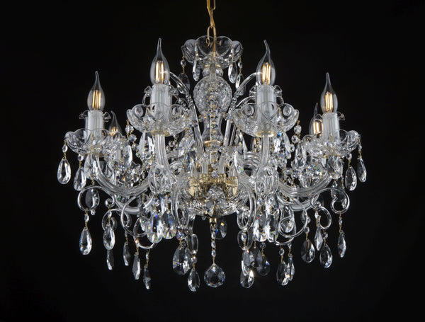 Bohemian crystal chandelier EL140802PB