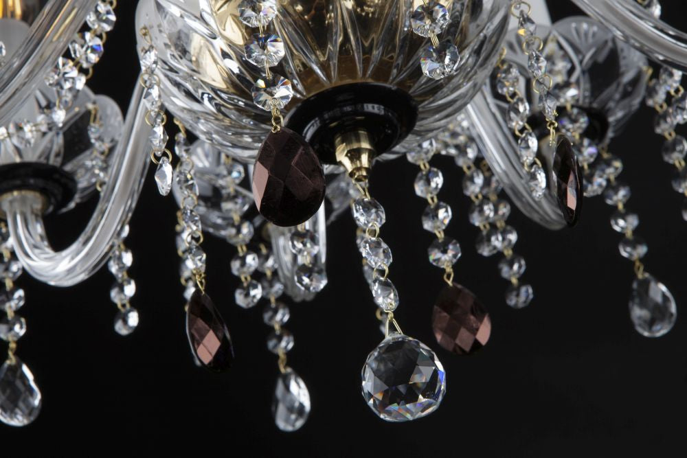 Lustre en cristal taille EL204801MAT