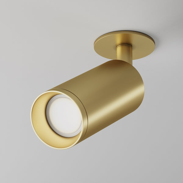 Gold-plated spotlight