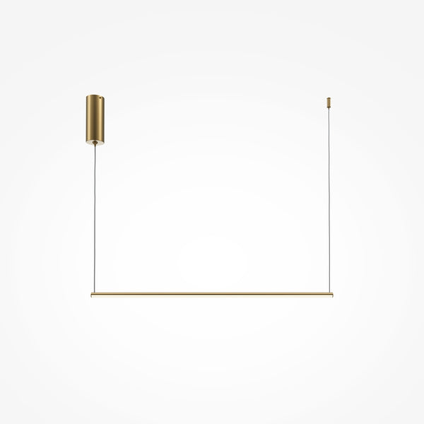 Halo gold pendant light