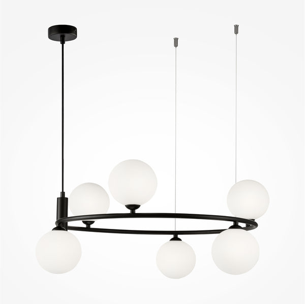 Black Ring Suspension luminaire
