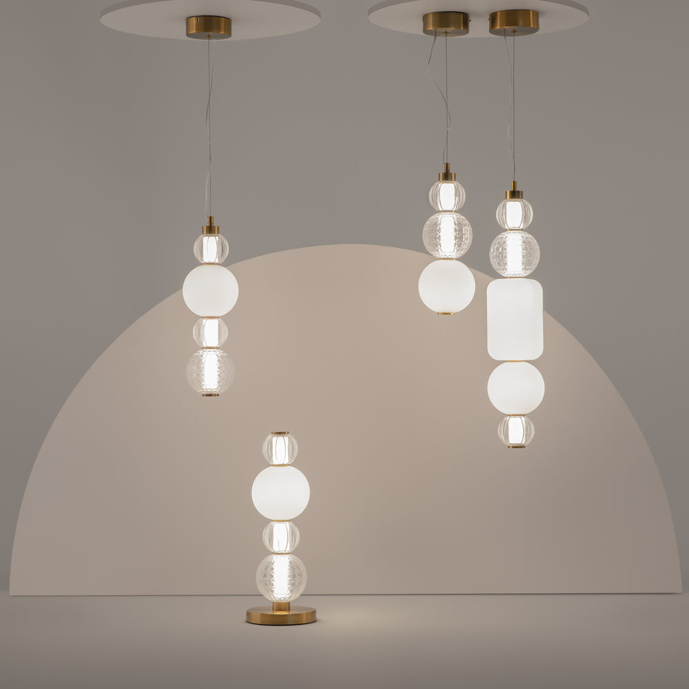 Collar Suspension luminaire doré