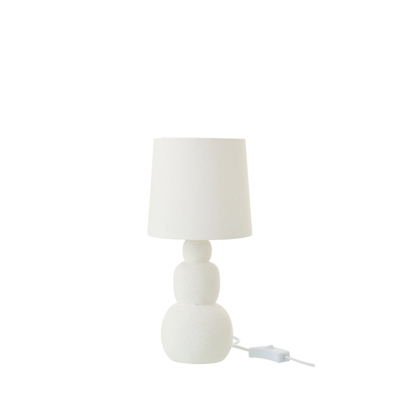 Lampe à poser Renée en céramique blanche, petit modèle