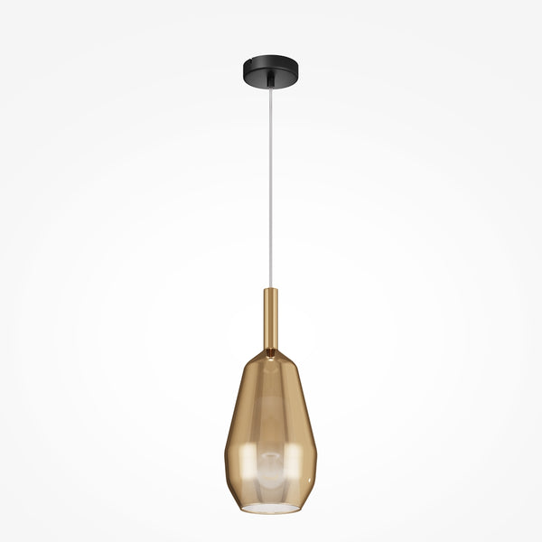 Duality black pendant light