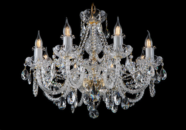 Bohemian crystal chandelier EL100802PB