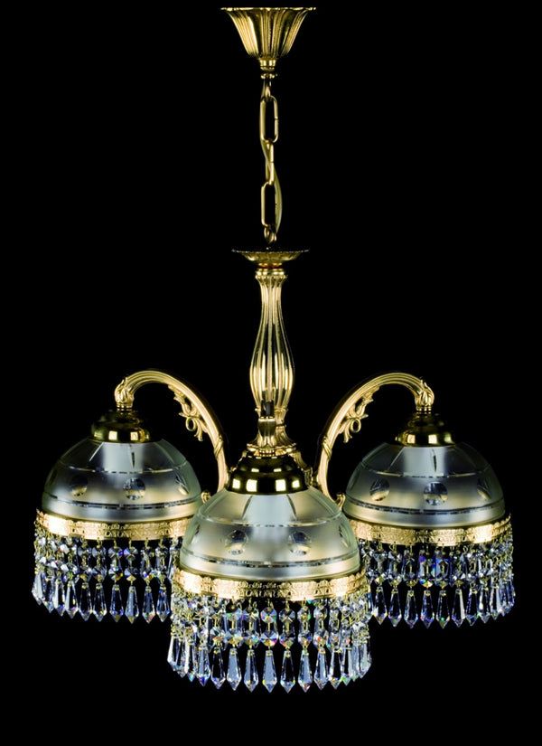 Brass chandelier L330CLN