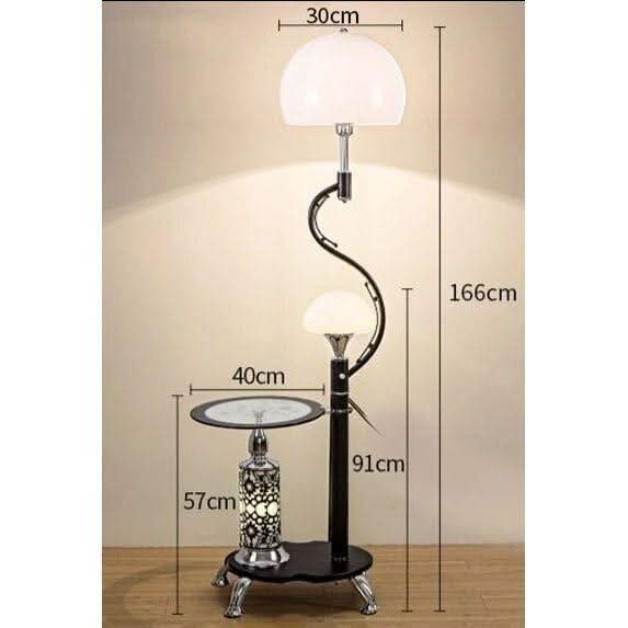 Lampadaire Champignon Design | Élégance Naturelle - Designix Lampadaire Blanc