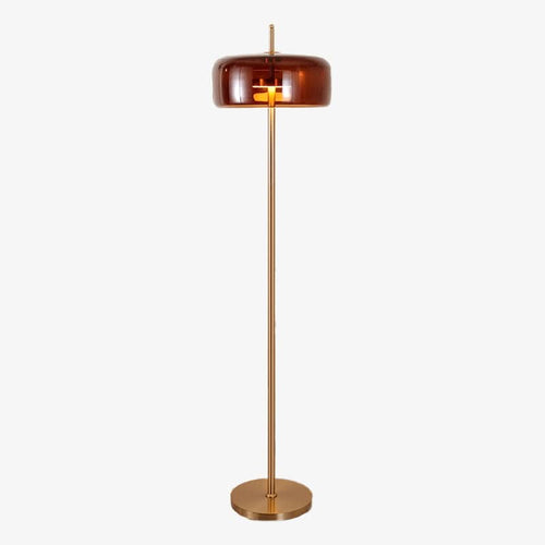 Brass sphere floor lamp | Solane