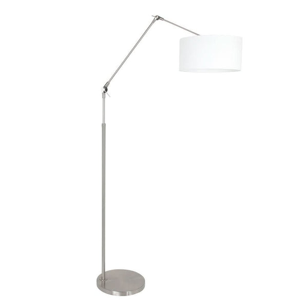 White Designer Floor Lamp | Gold