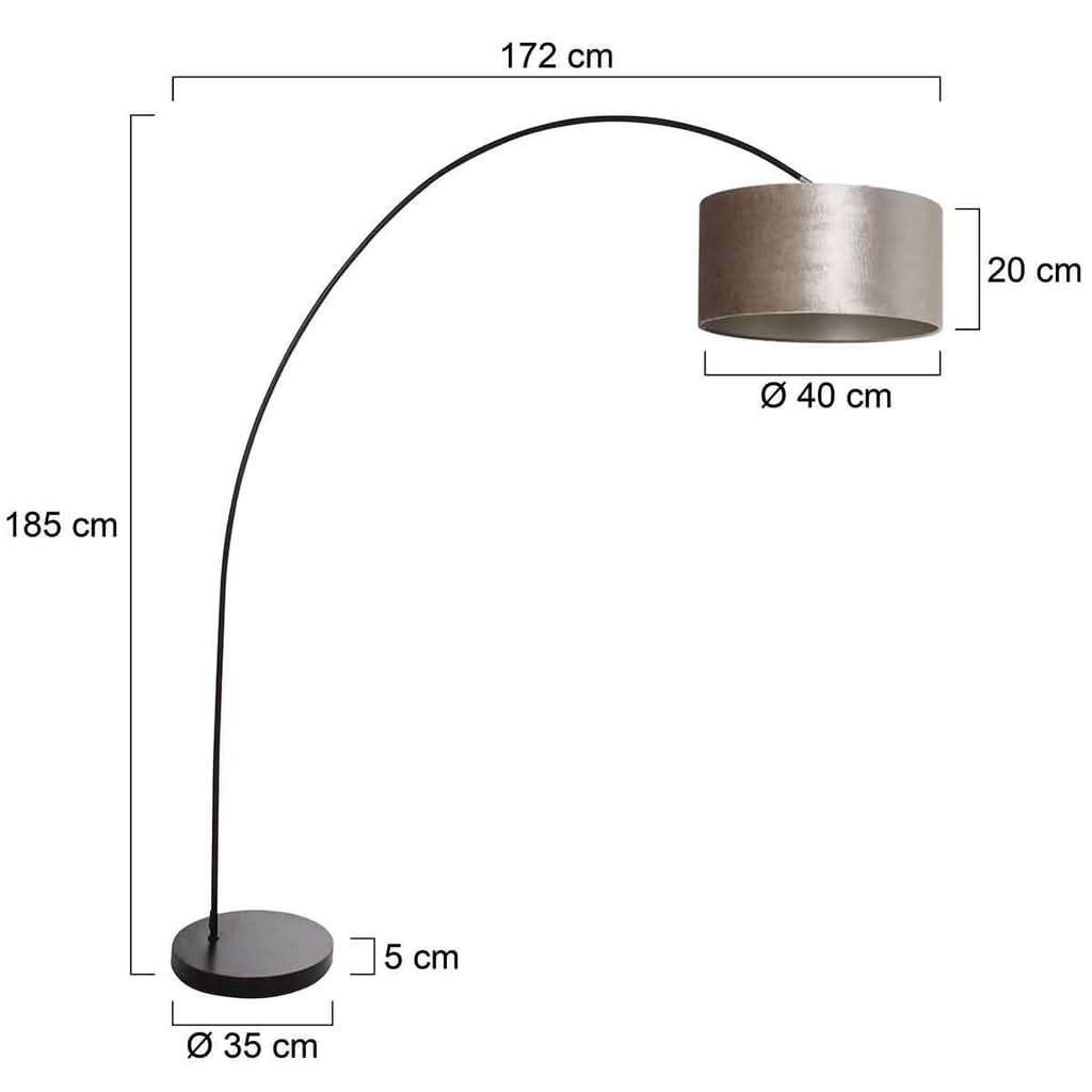 Lampe Arrondi Arc | Elae - Designix Lampadaire