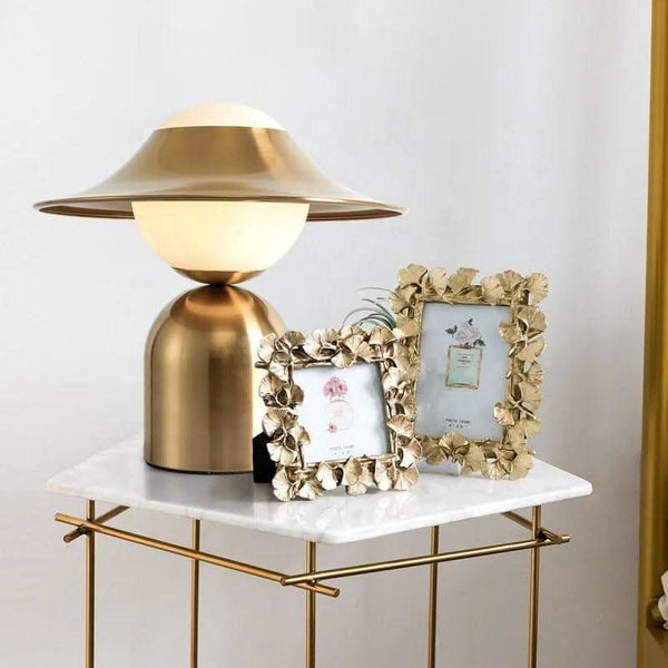 Gold Metal Chinese Lamp | Imperial Aura