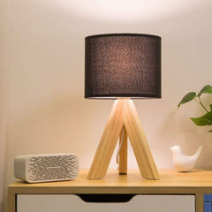 Wooden Table Lamp | Natural Serenity