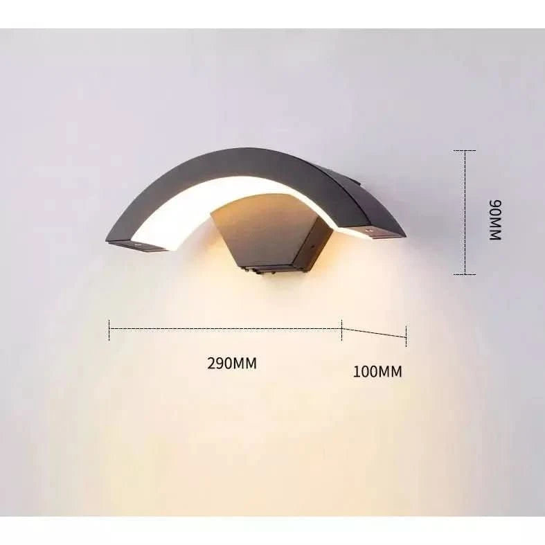 Lampe Extérieur avec Détecteur Design | SécuriLuxe - Designix Applique murale extérieur Blanc Chaud (2700 - 3500K)