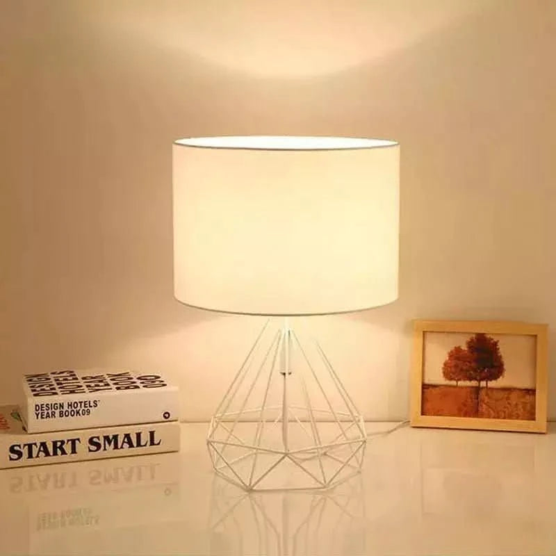Retro Geometric Lamp | Graphic Silhouette
