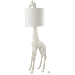 White Polyester Giraffe Lamp