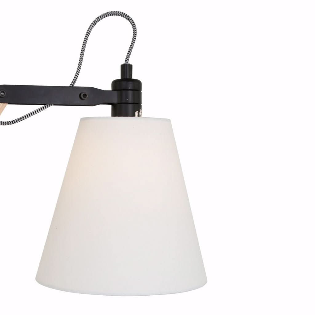 Lampe Murale Extensible Bois | Xira - Designix Lampe de chevet