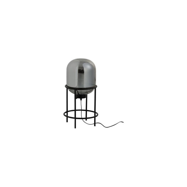Small Metal and Glass Table Lamp