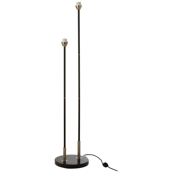 Black Marble Steel Floor Lamp