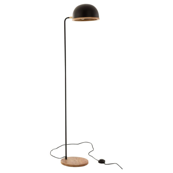 Elegant Black Natural Floor Lamp