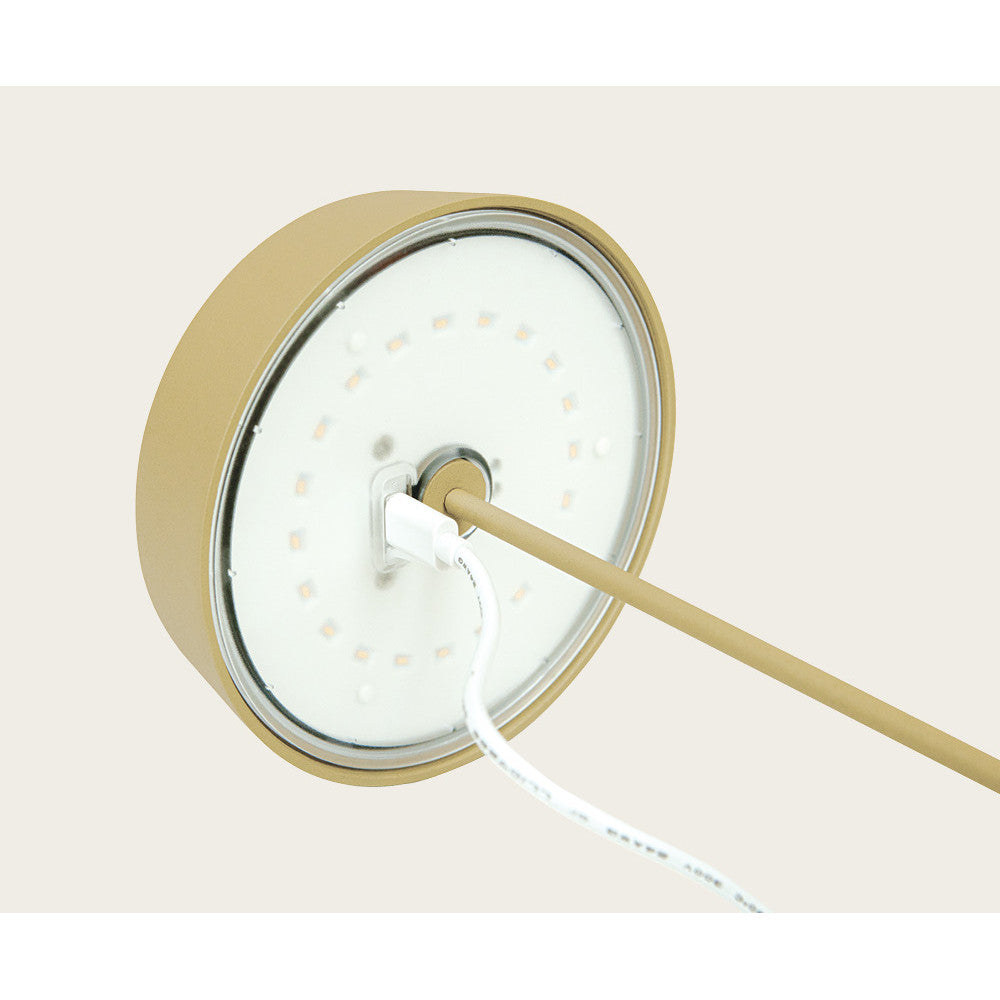 Lampe sur table Exterieure ZAMBELIS D120 2,2W IP54 DESIGN Dore Mat E291