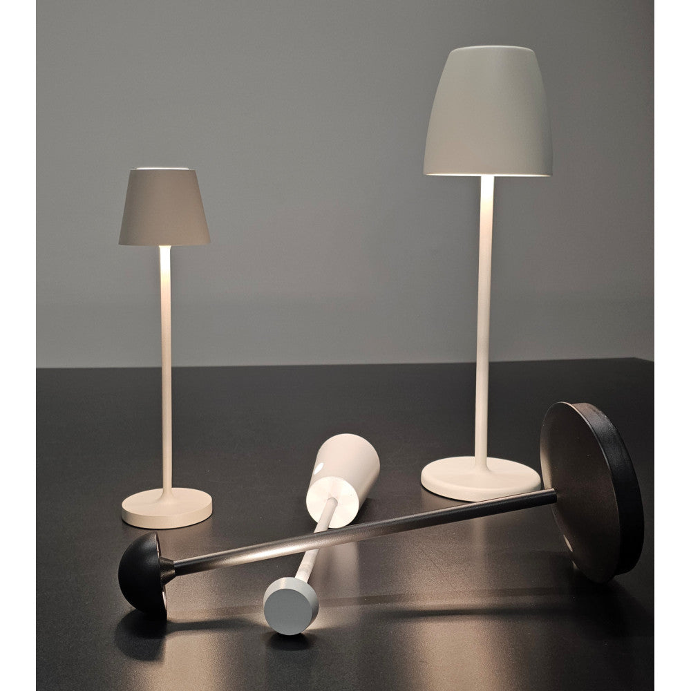 Lampe sur table Exterieure ZAMBELIS D320 2W IP54 DESIGN Noir Mat E314