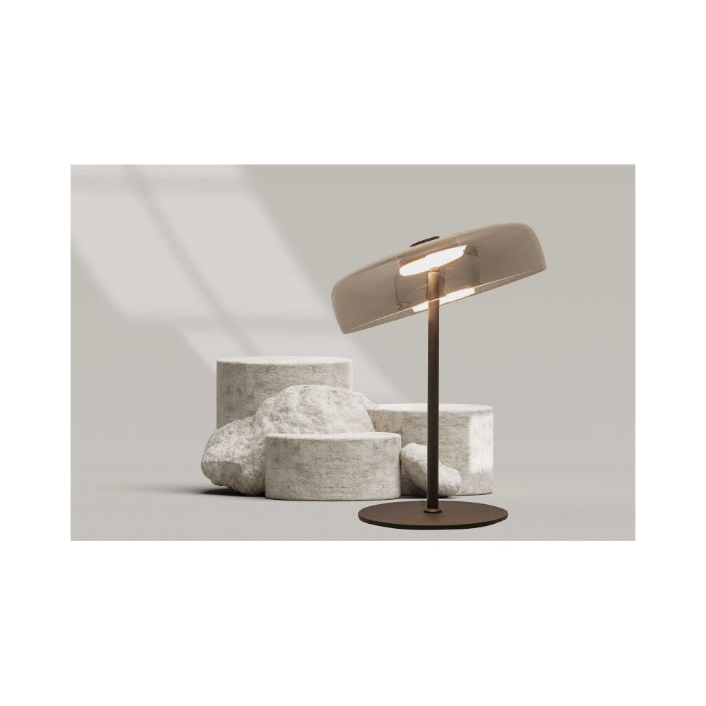 Lampe sur Table ZAMBELIS 15W DESIGN Noir Mat 23054