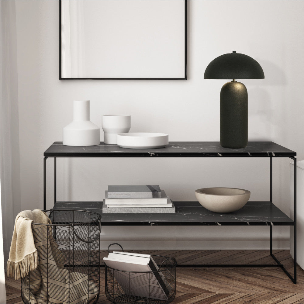 Lampe sur Table ZAMBELIS 2xE27 40W DESIGN Noir 23006