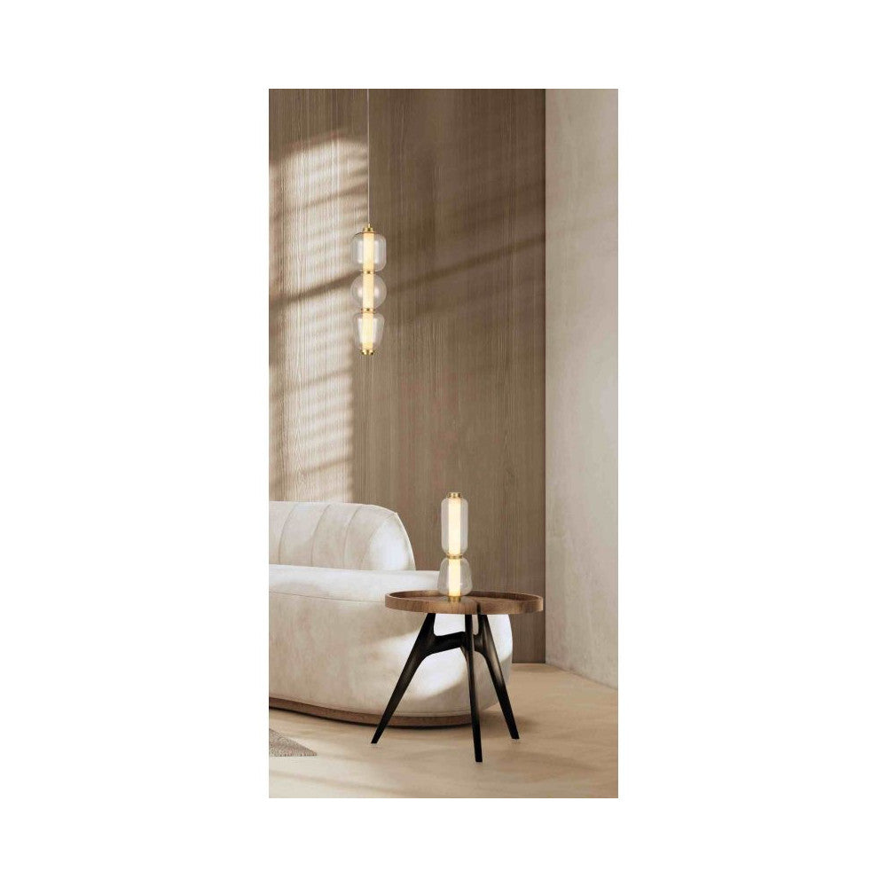 Lampe sur Table ZAMBELIS 7W DESIGN Or Mat 23060