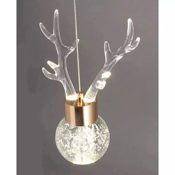 Deer Design Pendant Lamp | Diamond Shine