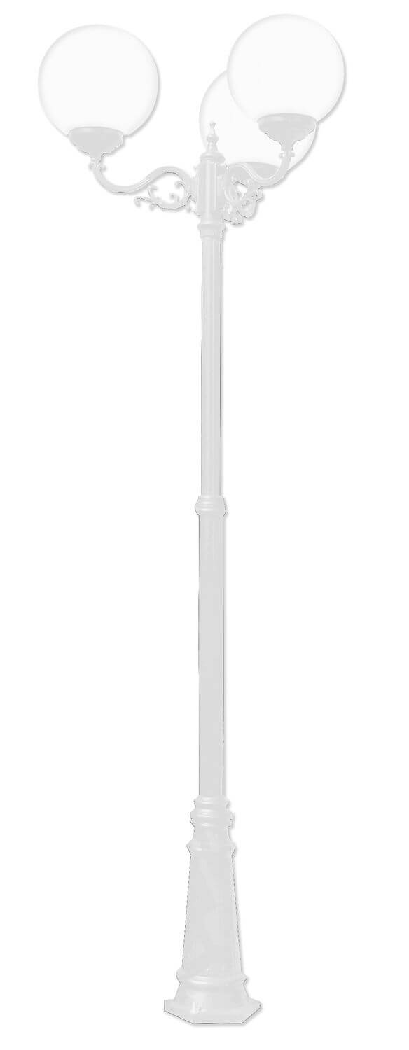 Borne extérieure Made 3 lumières blanche