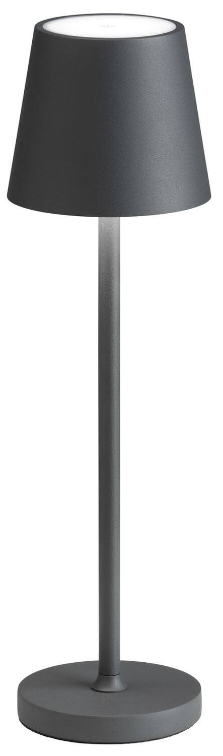 Lampe à poser sans fil Std argentée