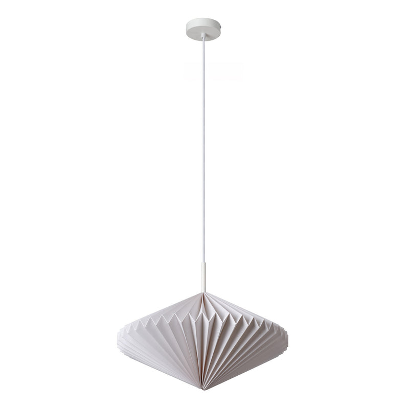 Suspension Paper Lantern Diamond blanche