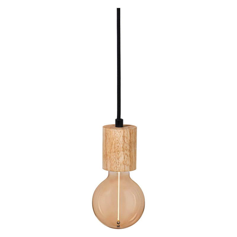 Suspension Vintage 1906 Cylinder Wood