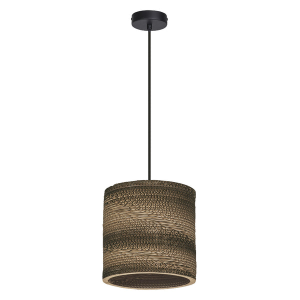 Suspension Cardboard Cylinder marron