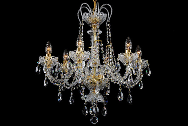 OLA cut crystal chandelier