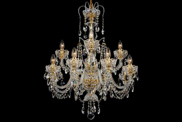 OLA cut crystal chandelier