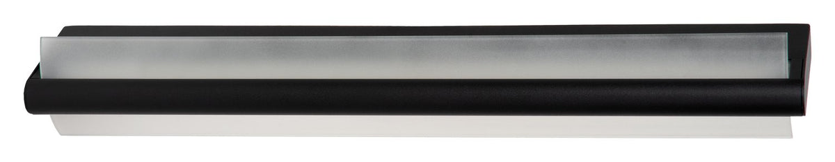 Applique murale Opal opale et noire, verre