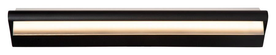 Applique murale Opal opale et noire, verre