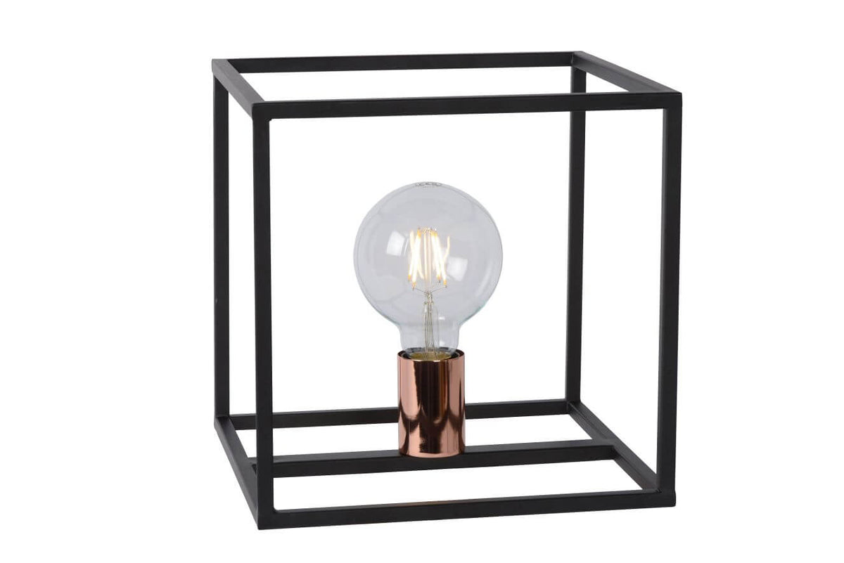 Lampe à poser Arthur noire et cuivrée
