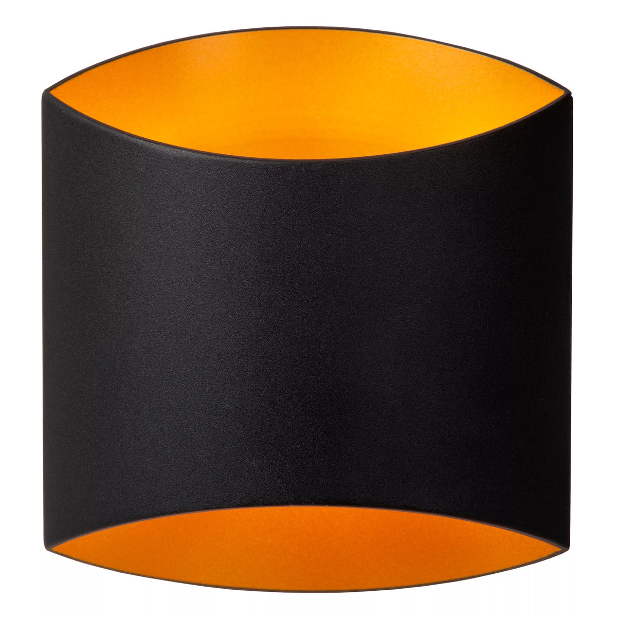 Applique murale Diletta noire et dorée mat