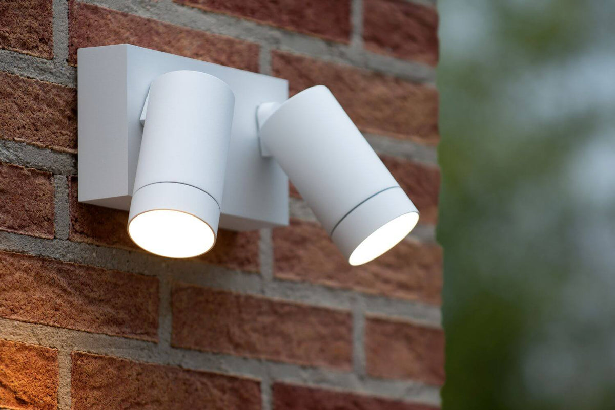 Applique extérieure Taylor 2 lumières blanche