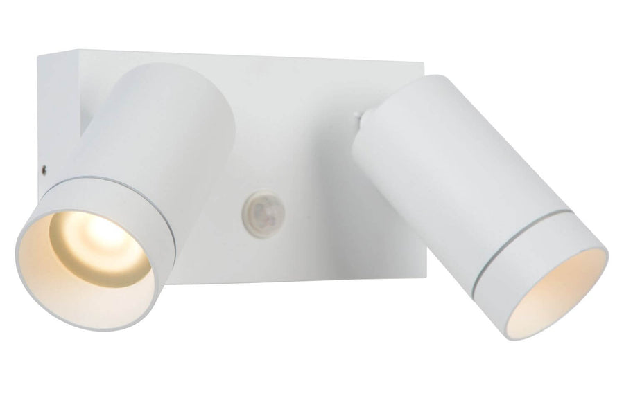 Applique extérieure Taylor 2 lumières blanche
