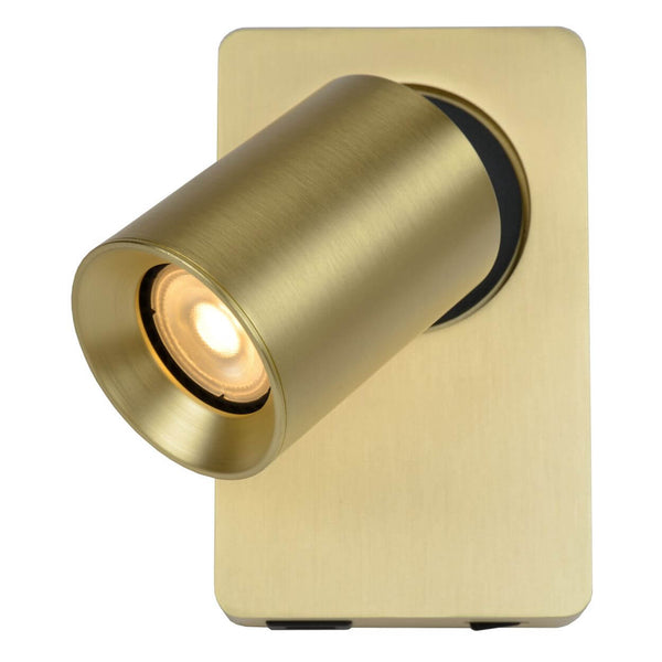 Applique murale Nigel dorée mat