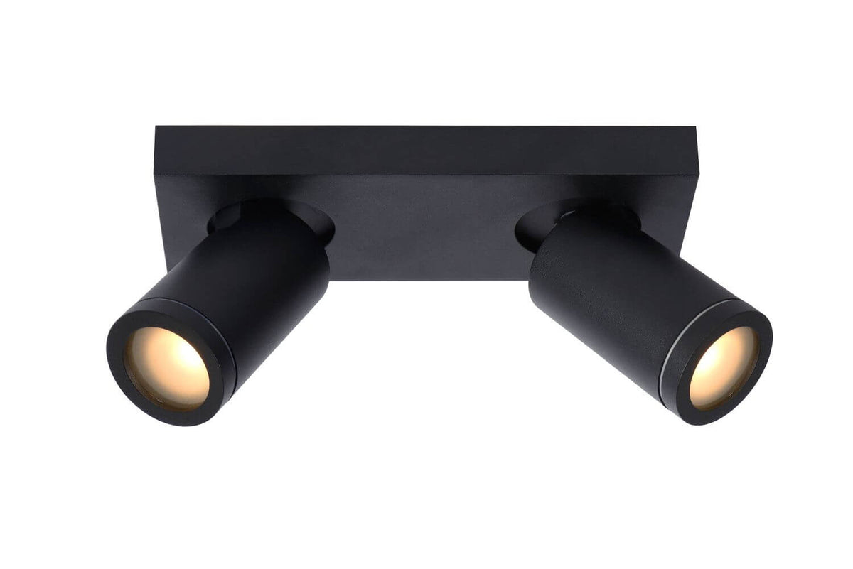 Plafonnier Taylor 2 lumières noir