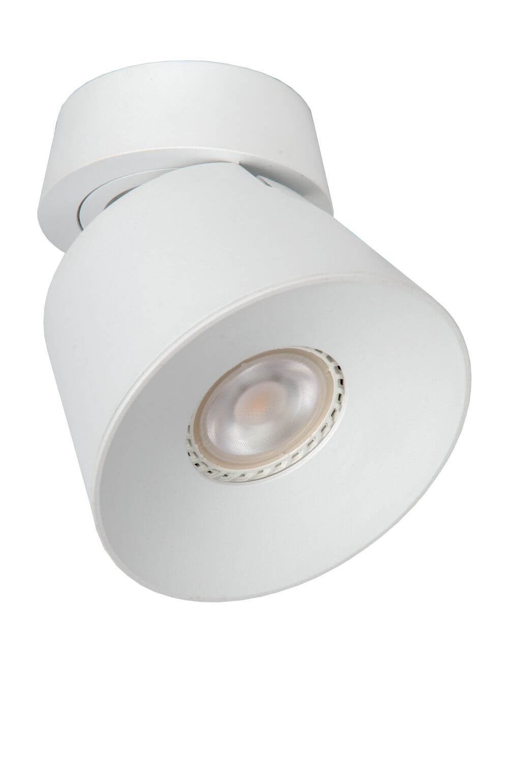 Plafonnier Trigono blanc, Ø 10,5 cm