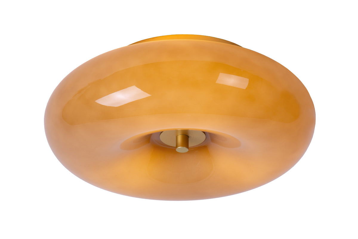 Plafonnier Sentino 3 lumières taupe, verre