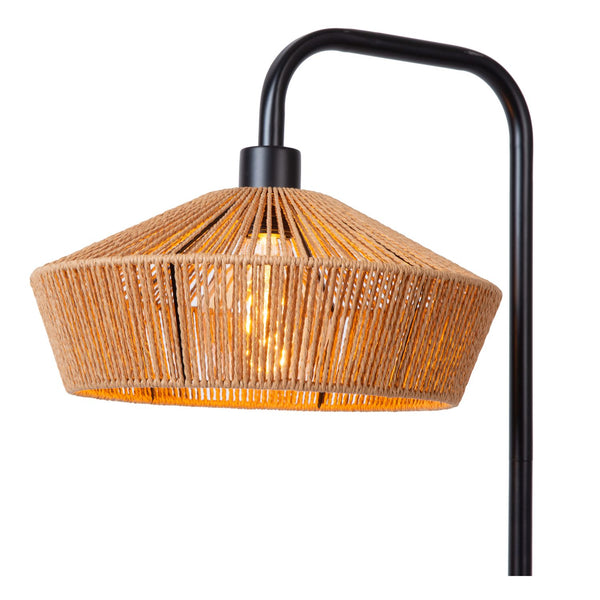 Lampadaire Yunkai noir, papier