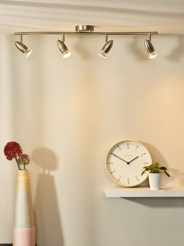 Plafonnier Caro 4 lumières chromé